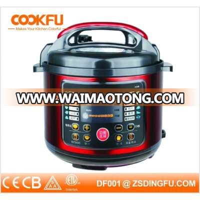 4 Digit display multifunction electric pressure rice cooker 900W CB CE